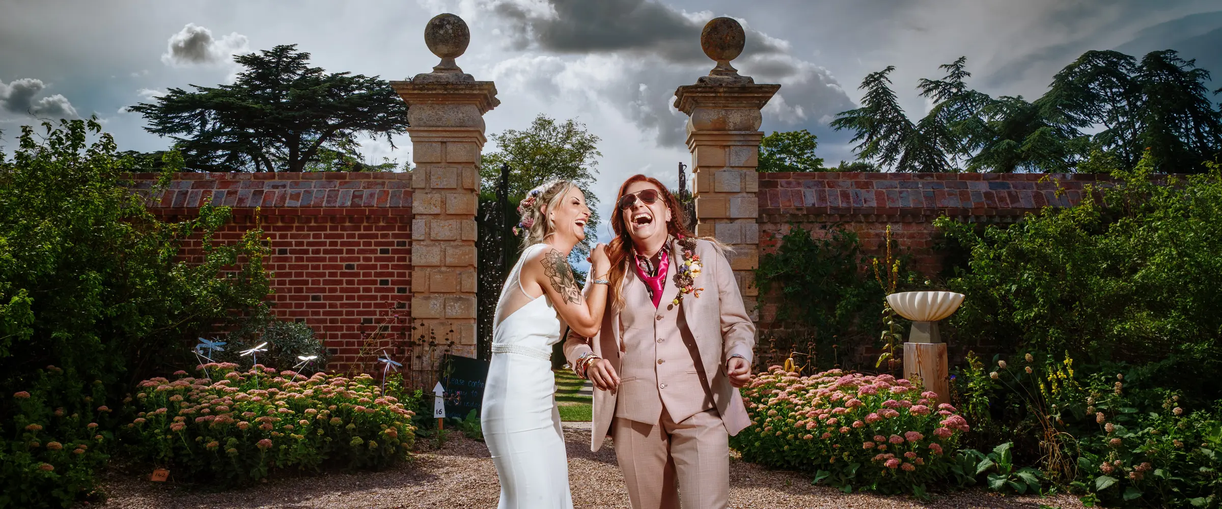 Amy and Abby · Doddington Hall · documentary wedding photography by Gary Phillip